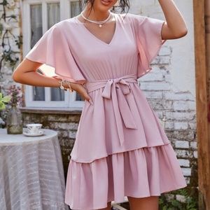 Pink Ruffle Sundress